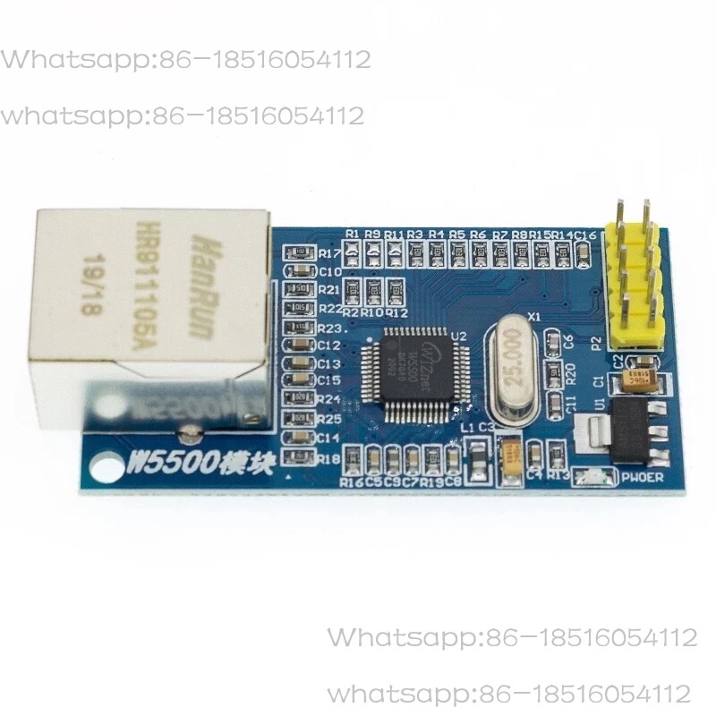 Ethernet W5500 - Módulo de Rede Ethernet W5500, Placa