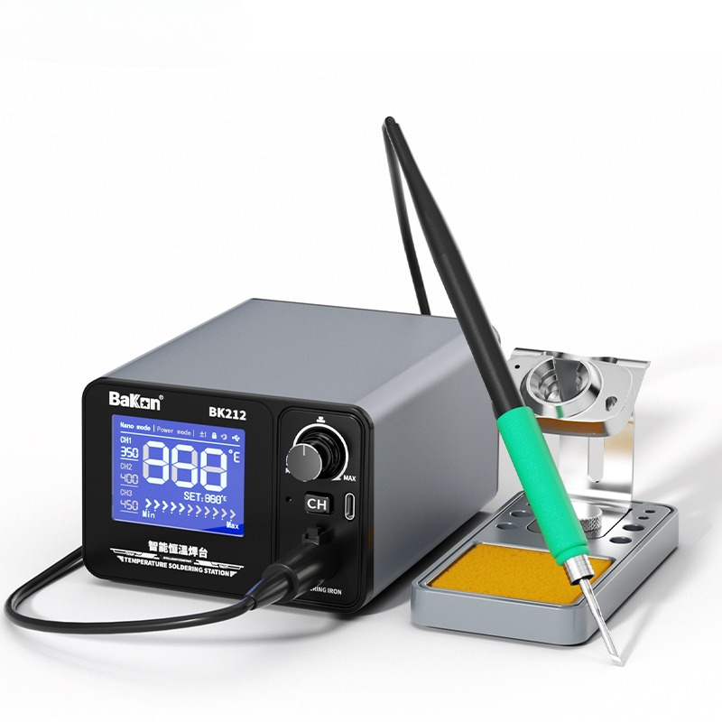 Soldering Iron Temperature Probe - Estação de Soldagem Inteligente Bakon BK212