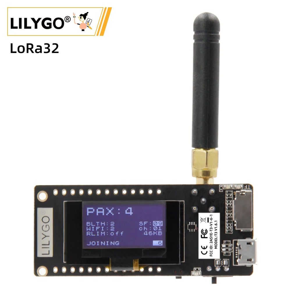 Oled Display 0.96 - LILYGO ® Ttgo loRa32 v2.1_1.6 versão