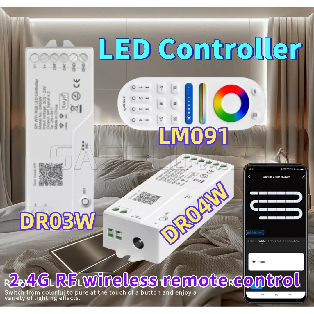 Ws2812B - Controlador de led lm091/dr03w/dr04w modulador de
