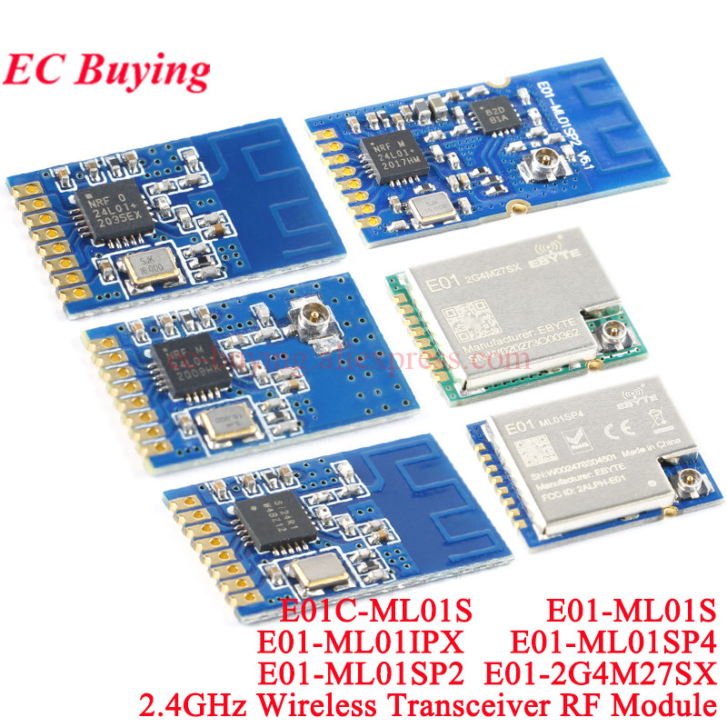 Nrf24L01 - 10 peças/1 peça E01-2G4M27SX ml01sp4 módulo