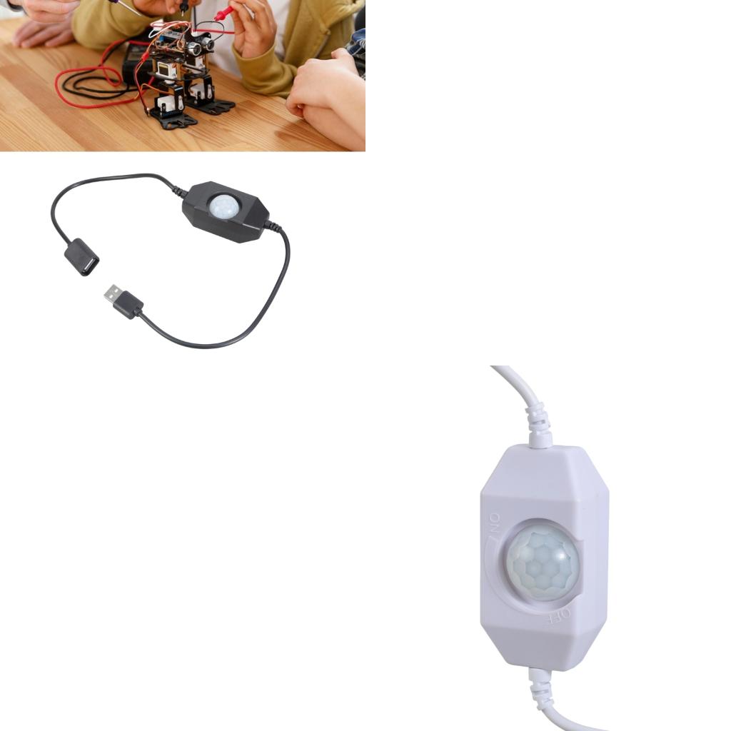 Pir Motion Sensor - 3-8m distância detecção 5V USB Power