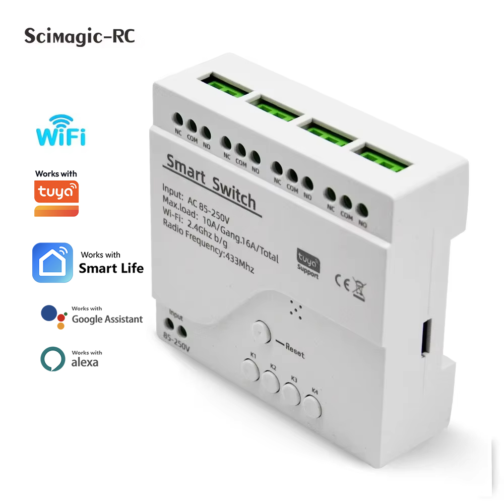Relay Module 4 Channel - Módulo de Relé Inteligente 4 Canais