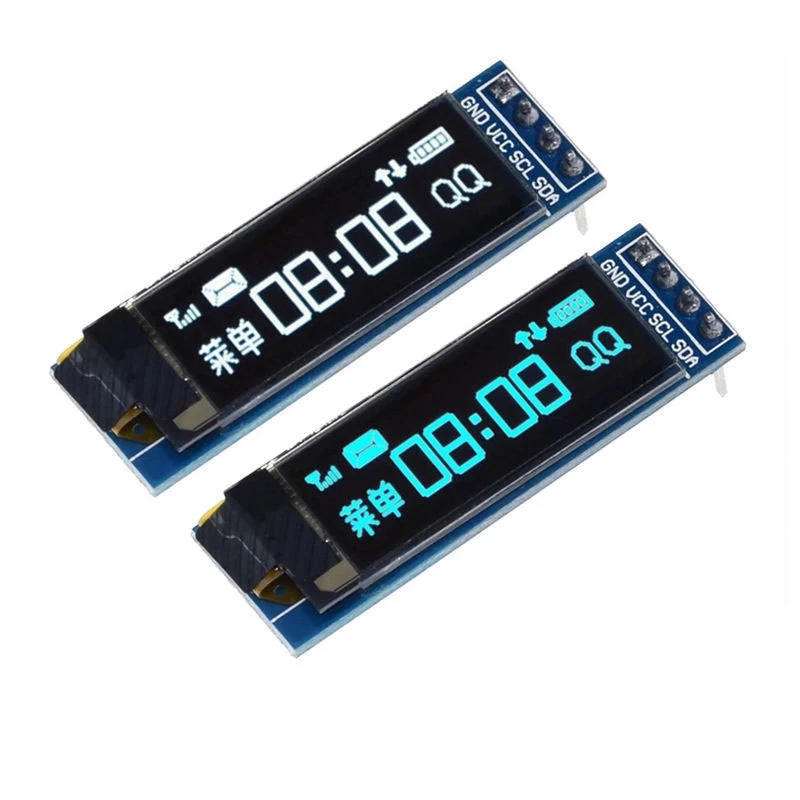 Ssd1306 - Módulo de exibição OLED azul/branco claro,