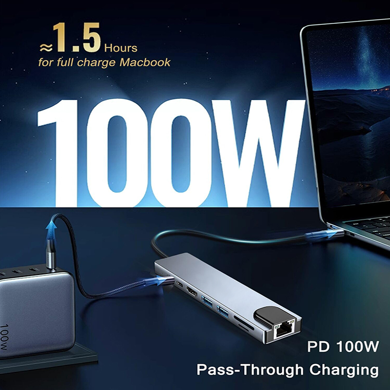 8 em 1 usb tipo c hub para mac - Sd Card Module avaliação e preço