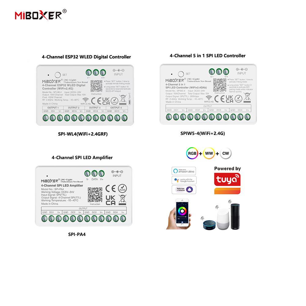 Controlador LED Miboxer SPIW5- - Ws2812B avaliação e preço