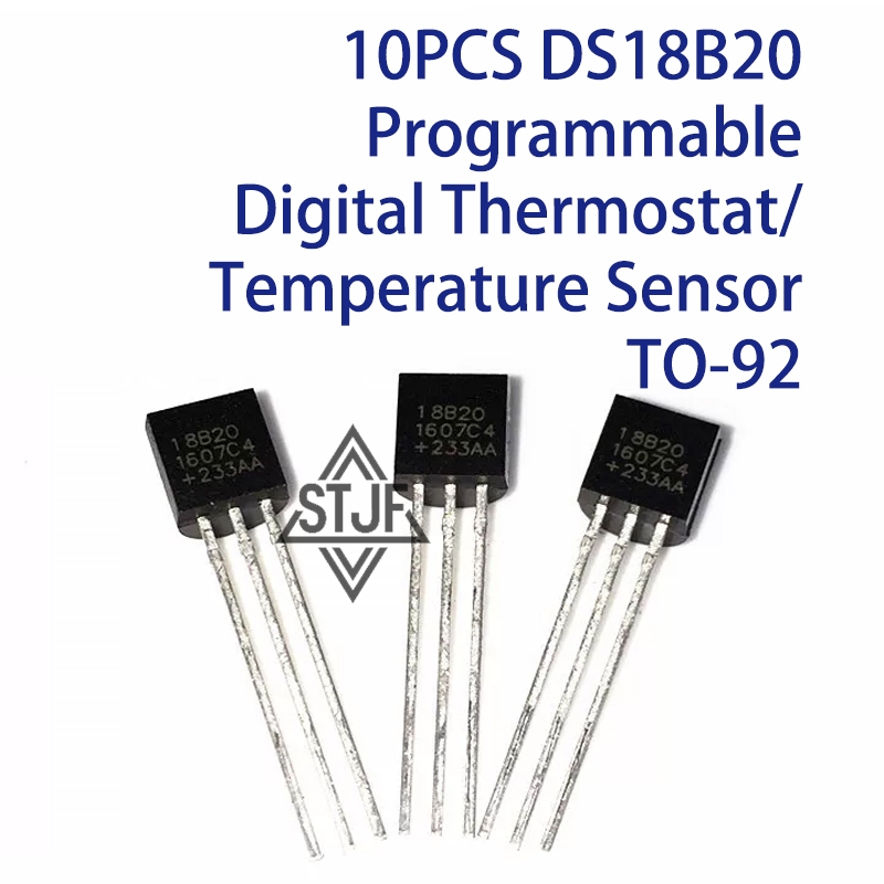 10PCS DS18B20 Termostato digit - Ds18B20 avaliação e preço