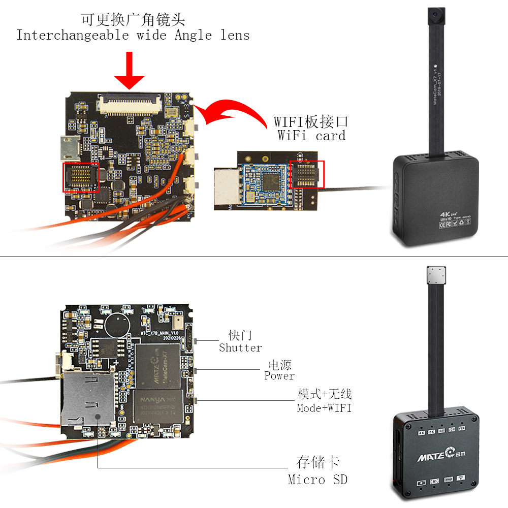 MateCam X7 4K 30FPS 13MP Wifi  - Sd Card Module avaliação e preço