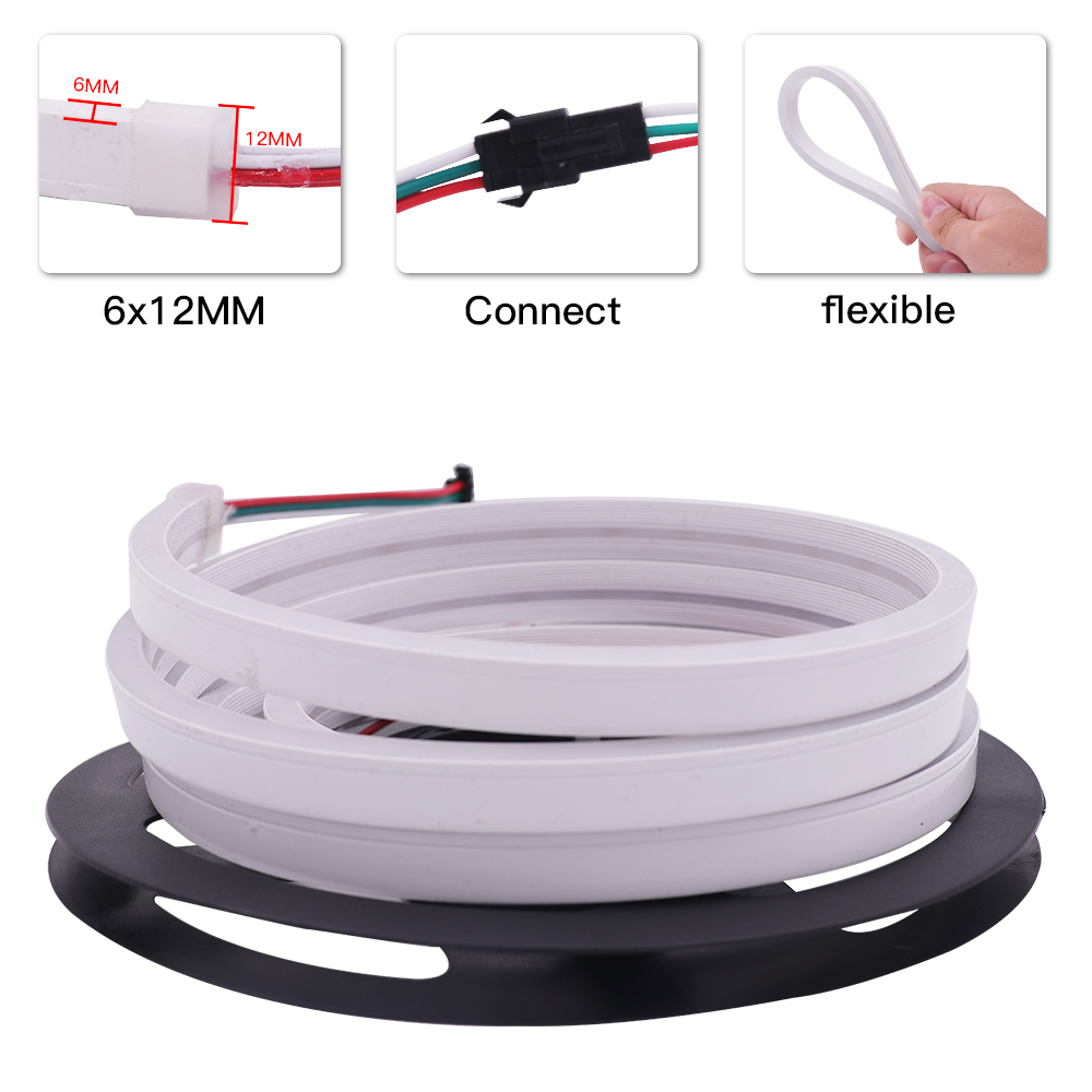 5v ws2812b rgb luz de néon ind - Ws2812B Strip 5V avaliação e preço