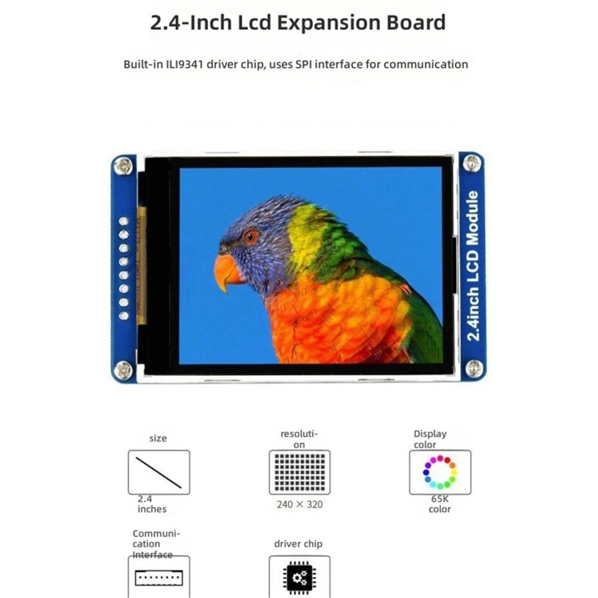 Módulo de Display LCD de 2,4 p - Ili9341 avaliação e preço