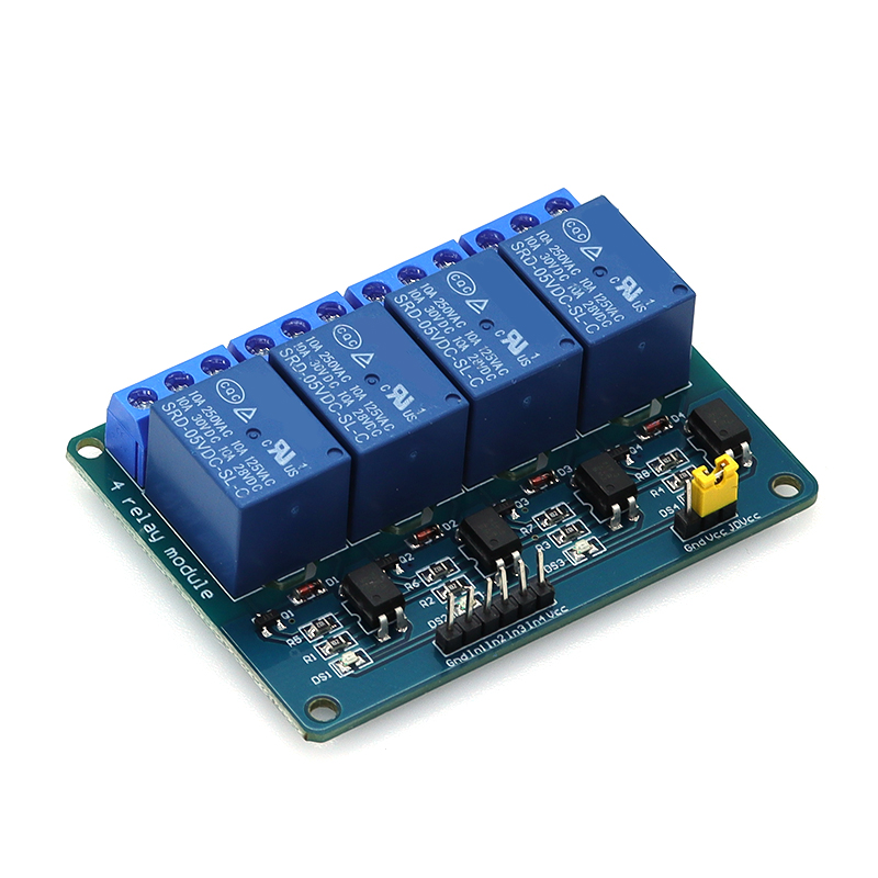 1-5 unidades, módulo de relé d - Relay Module 4 Channel avaliação e preço