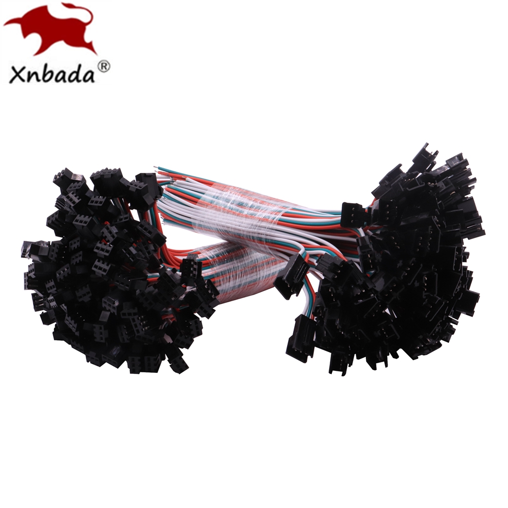 10 pares 10cm 3pin conector js - Ws2812B avaliação e preço