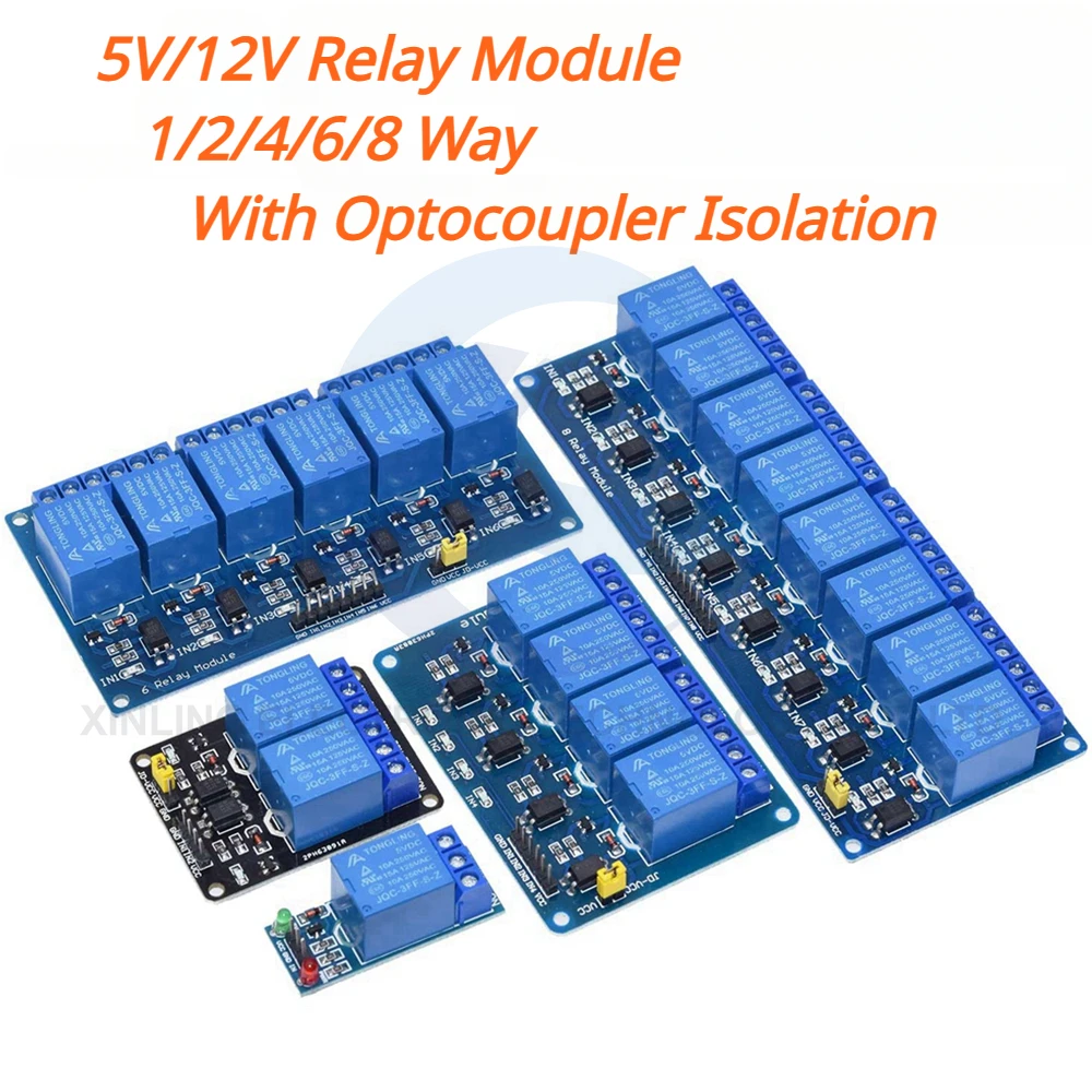 Módulo de Relé de 1/2/4/6/8 Ca - Relay Module 4 Channel avaliação e preço