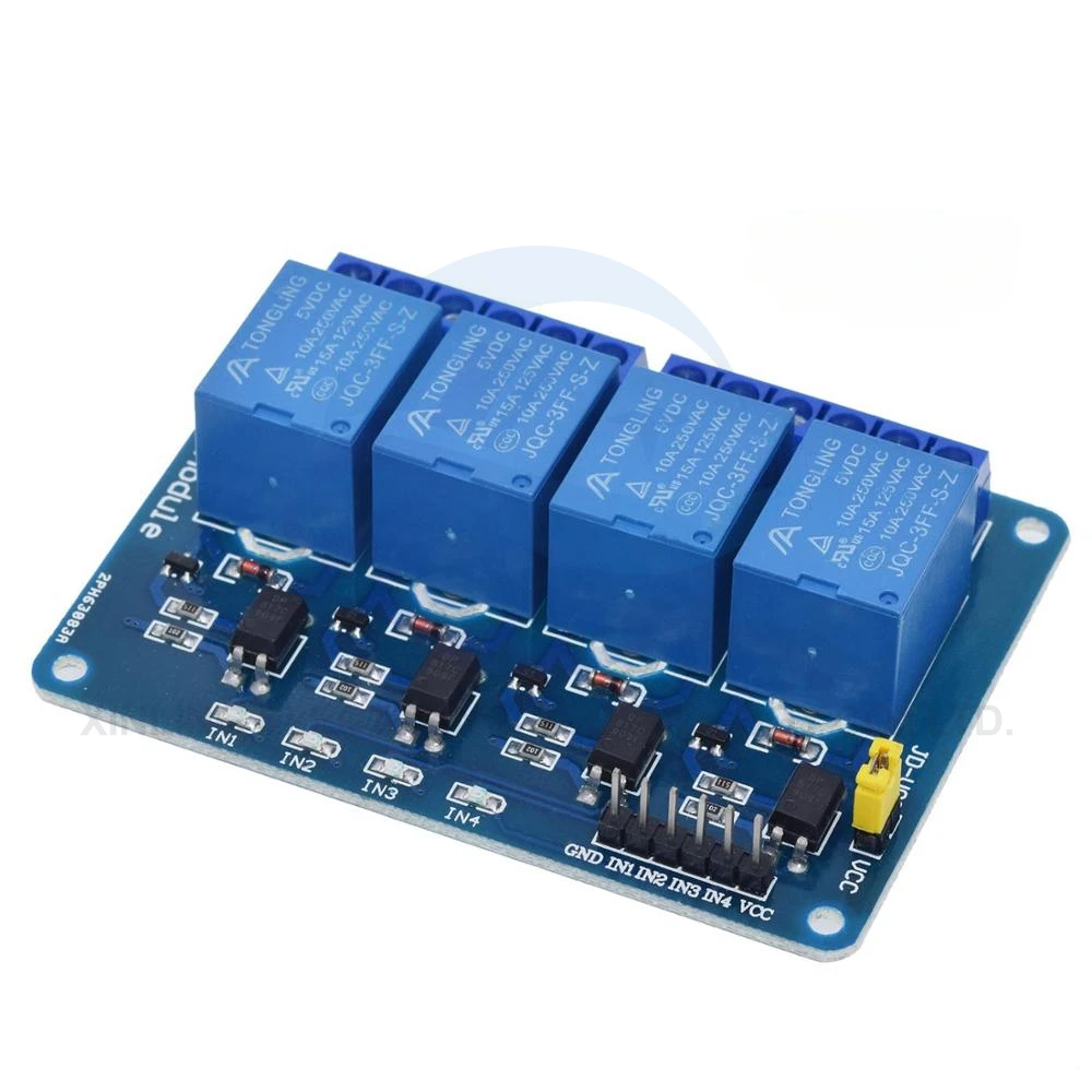 Módulo de Relé de 1/2/4/6/8 Ca - Relay Module 4 Channel avaliação e preço