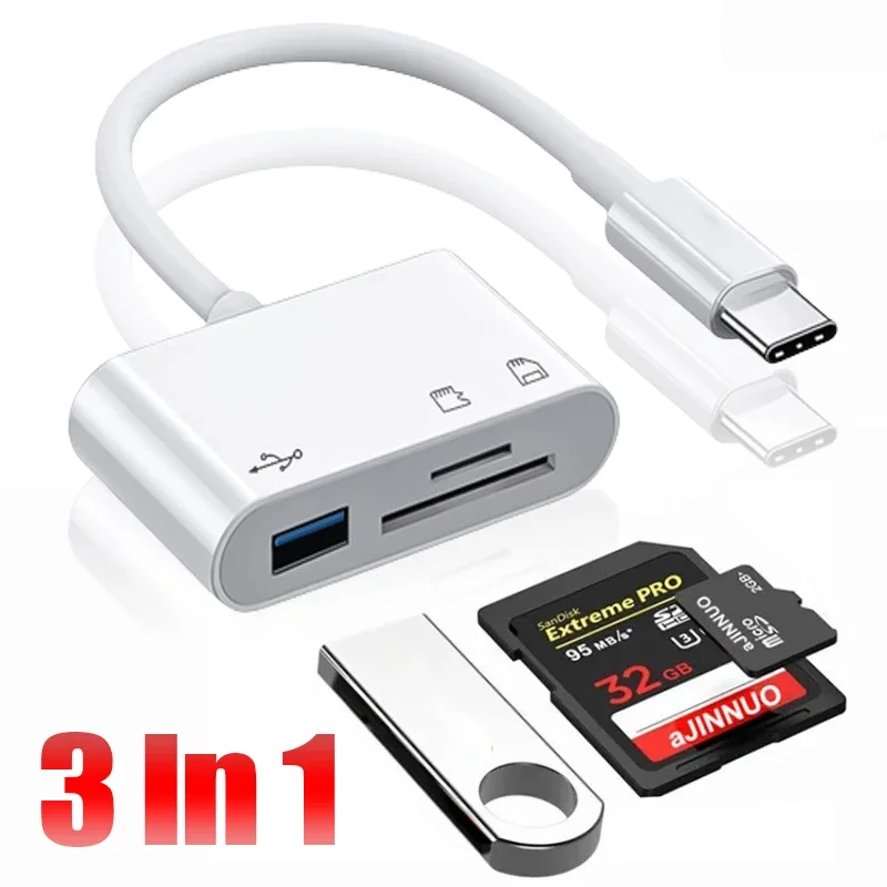 Adaptador Hub Conversor 3 em 1 - Sd Card Module avaliação e preço