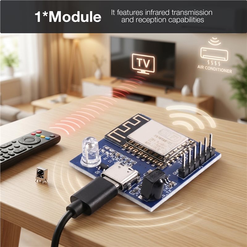 SQPP--Módulo transmissor e rec - Ir Remote Module avaliação e preço