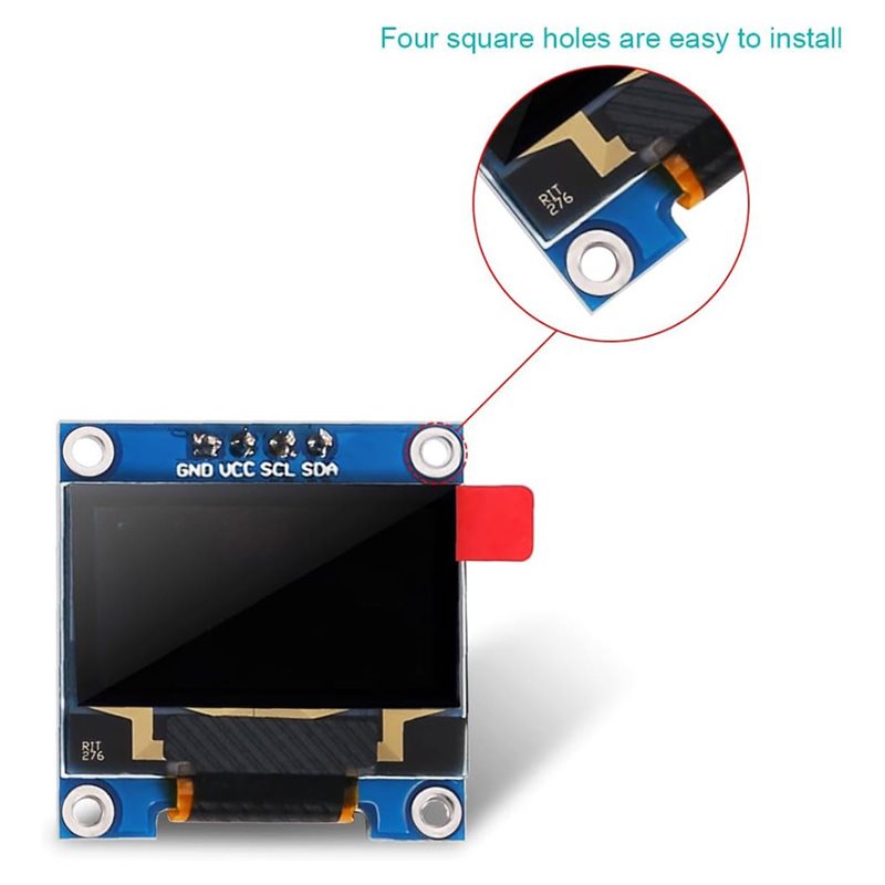 A37T-4Pcs Módulo de exibição O - Ssd1306 avaliação e preço